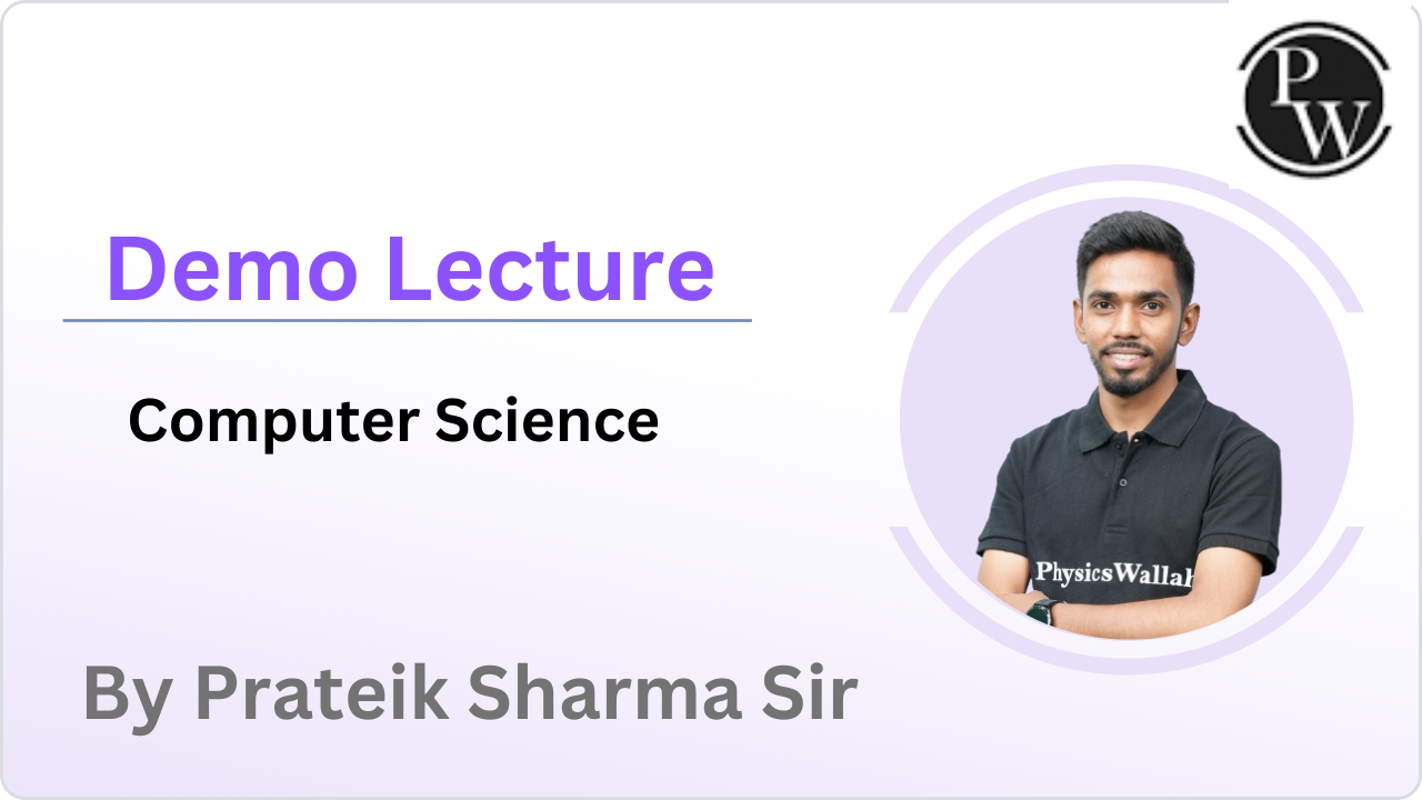 Demo Lecture By Prateik Sharma Sir