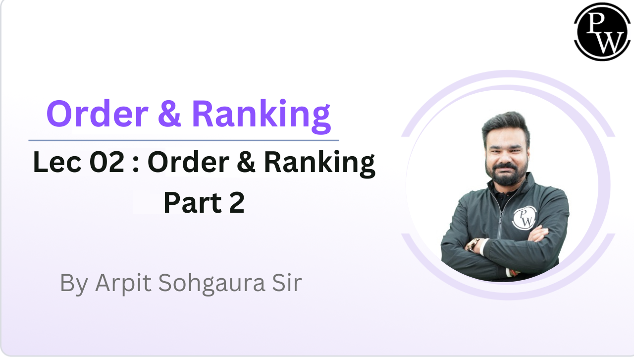 Order & Ranking 02 : Order & Ranking Part 2