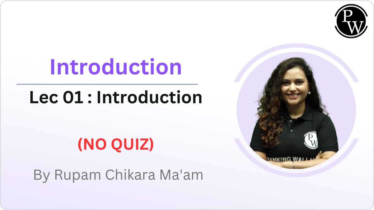 Introduction 01 : Introduction || NO QUIZ