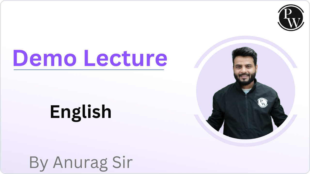 Demo Lecture By Anurag Sir