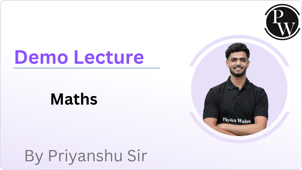 Demo Lecture By Priyanshu Sir	