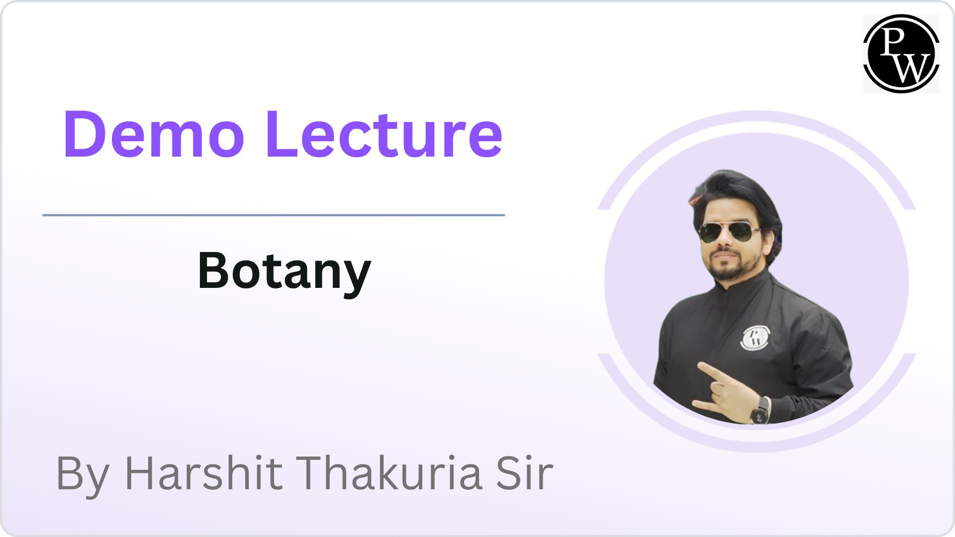 Demo Lecture By Harshit Thakuria Sir