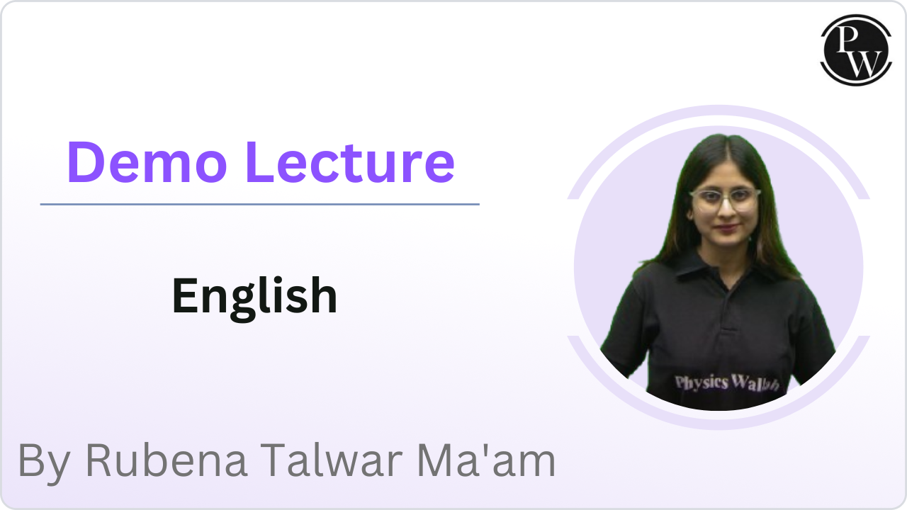Demo Lecture by Rubena Talwar Ma'am