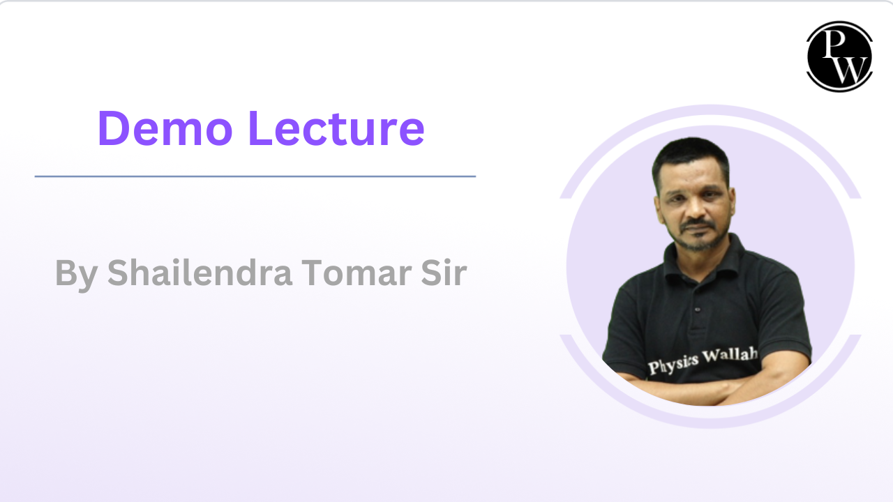 Demo Lecture By Shailendra Tomar Sir 