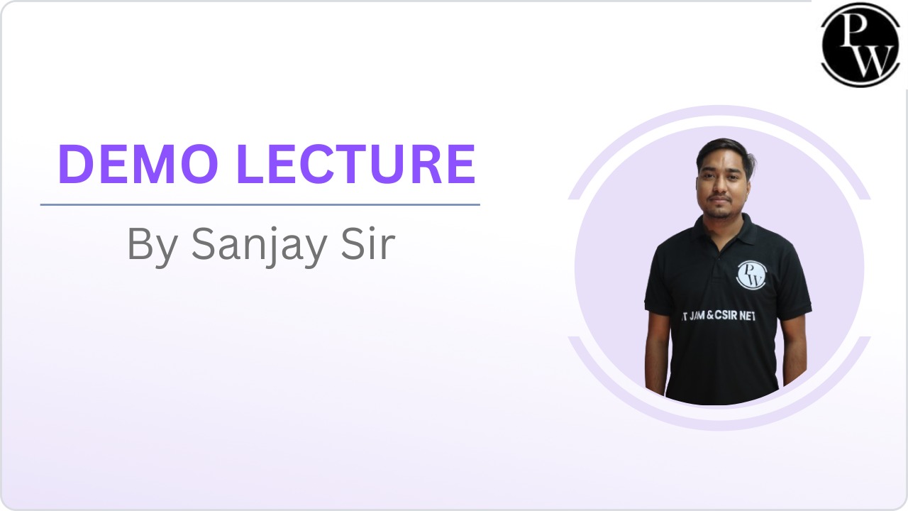 Demo Lecture : Sanjay Prajapati Sir