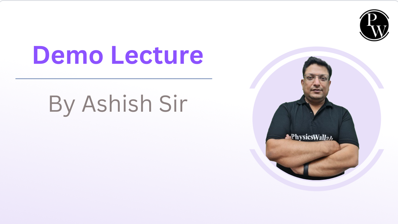 Demo Lecture By Ashish Sir || Only Video