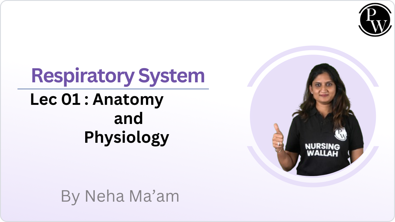 Respiratory System 01 : Anatomy and Physiology 