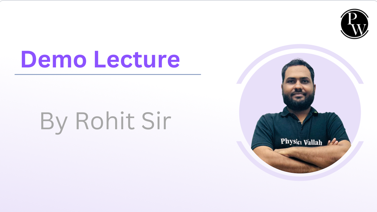 Demo Lecture By Rohit Sir || Only Video 