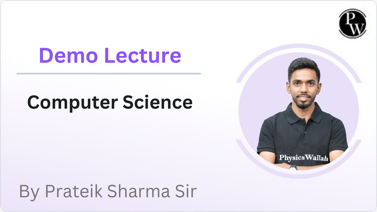 Demo Lecture By Prateik Sir