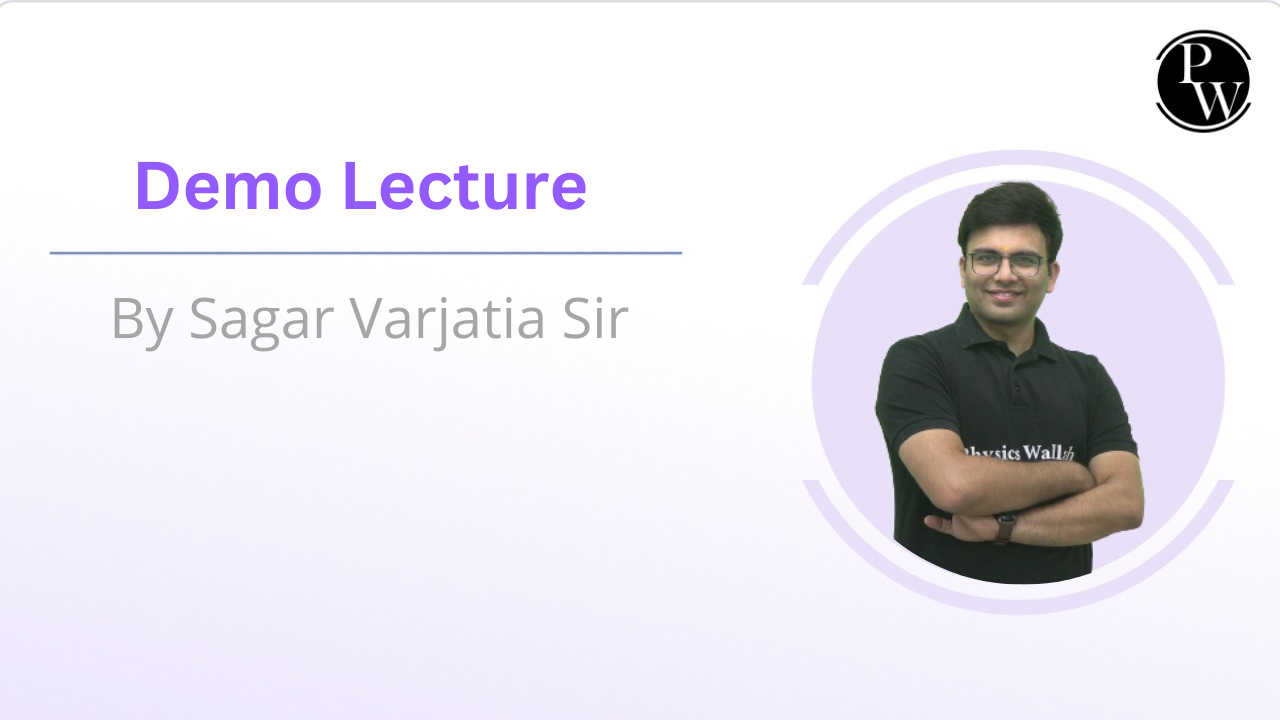 Demo Lecture By Sagar Sir 