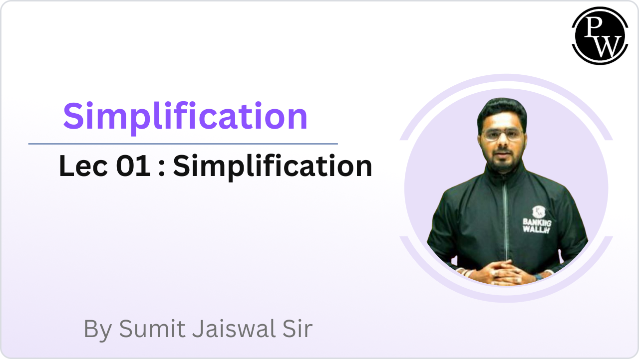 Simplification 01 : Simplification