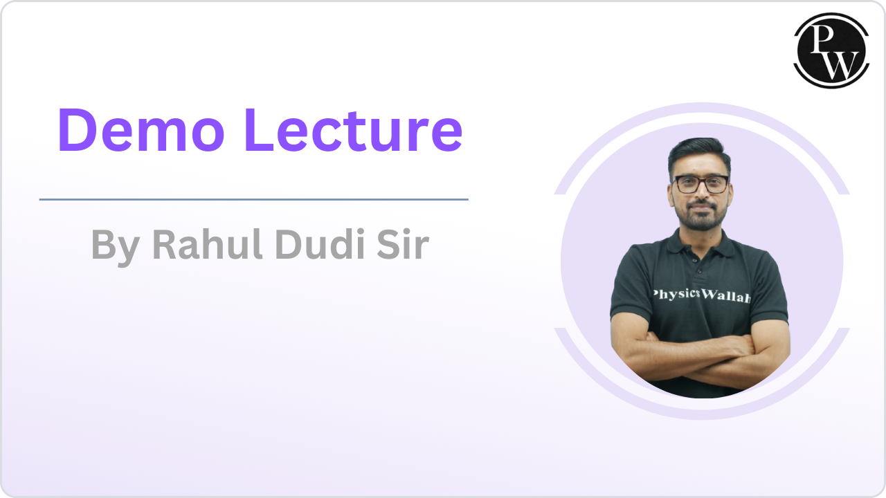 Demo Lecture By Rahul Sir