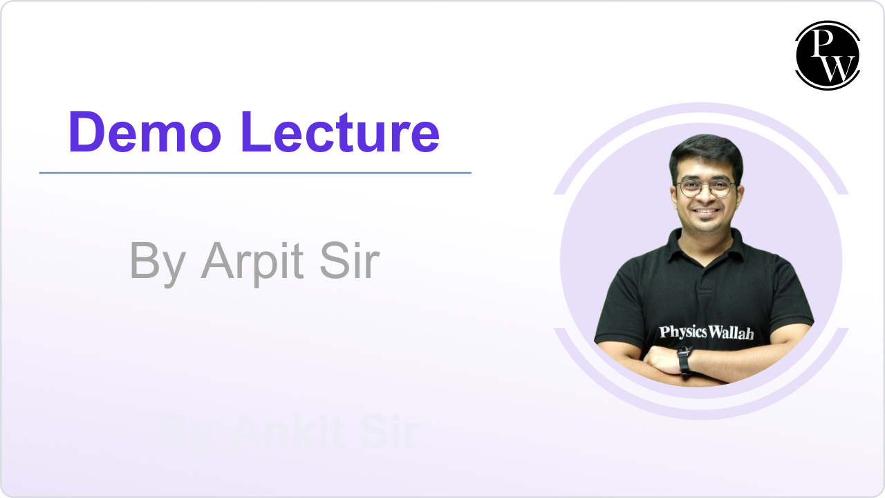Demo Lecture By Arpit Sir