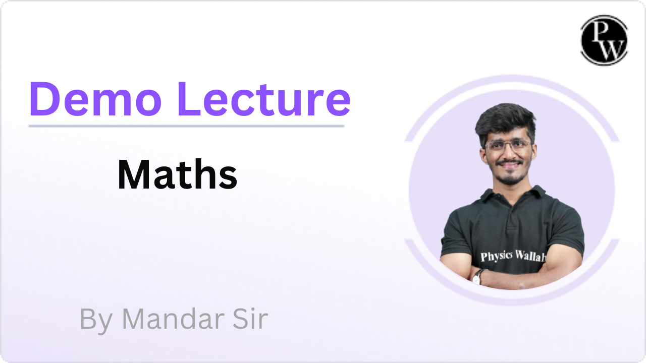 Demo Lecture By Mandar Sir 