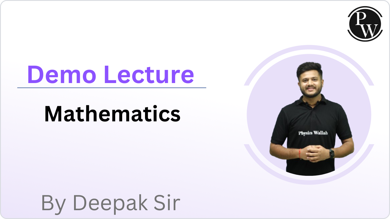 Demo Lecture by Deepak Sir