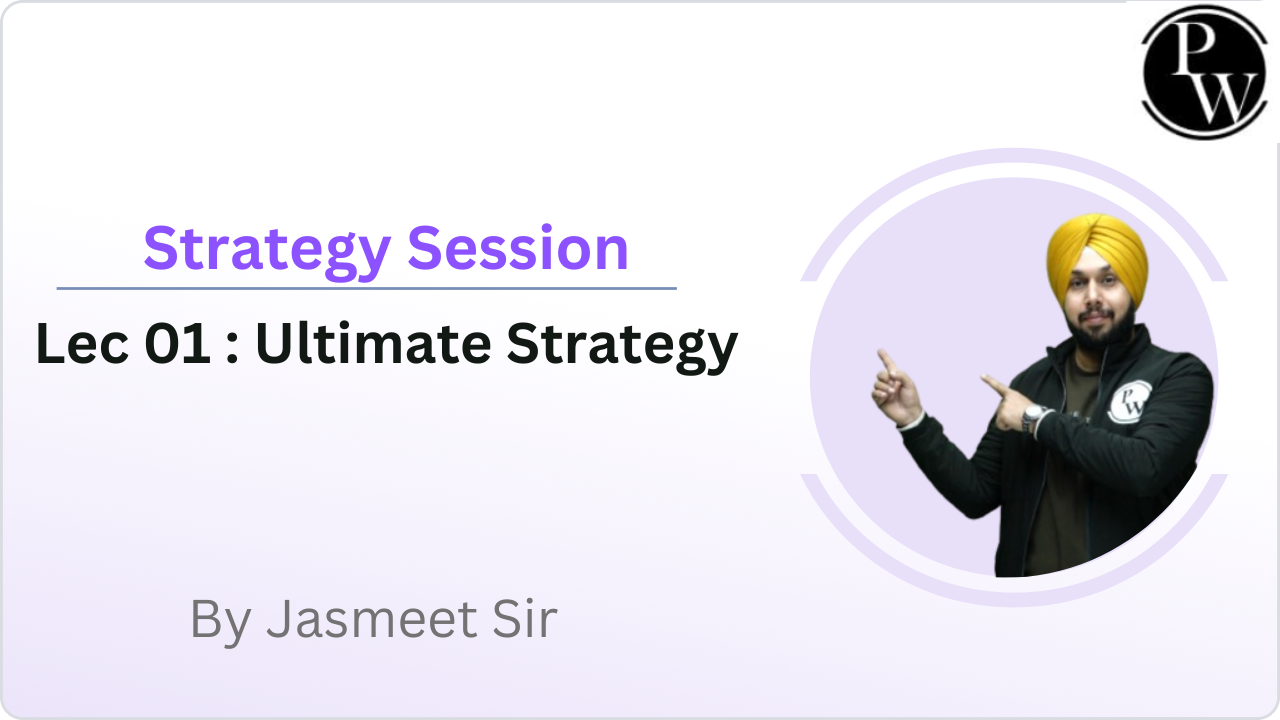 Strategy Session 01 : Ultimate Strategy