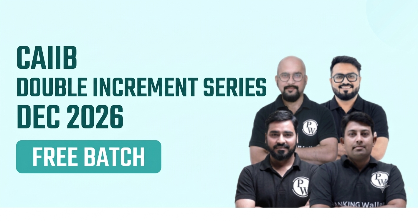 Caiib Double Increment Series Dec 2026 batch cover