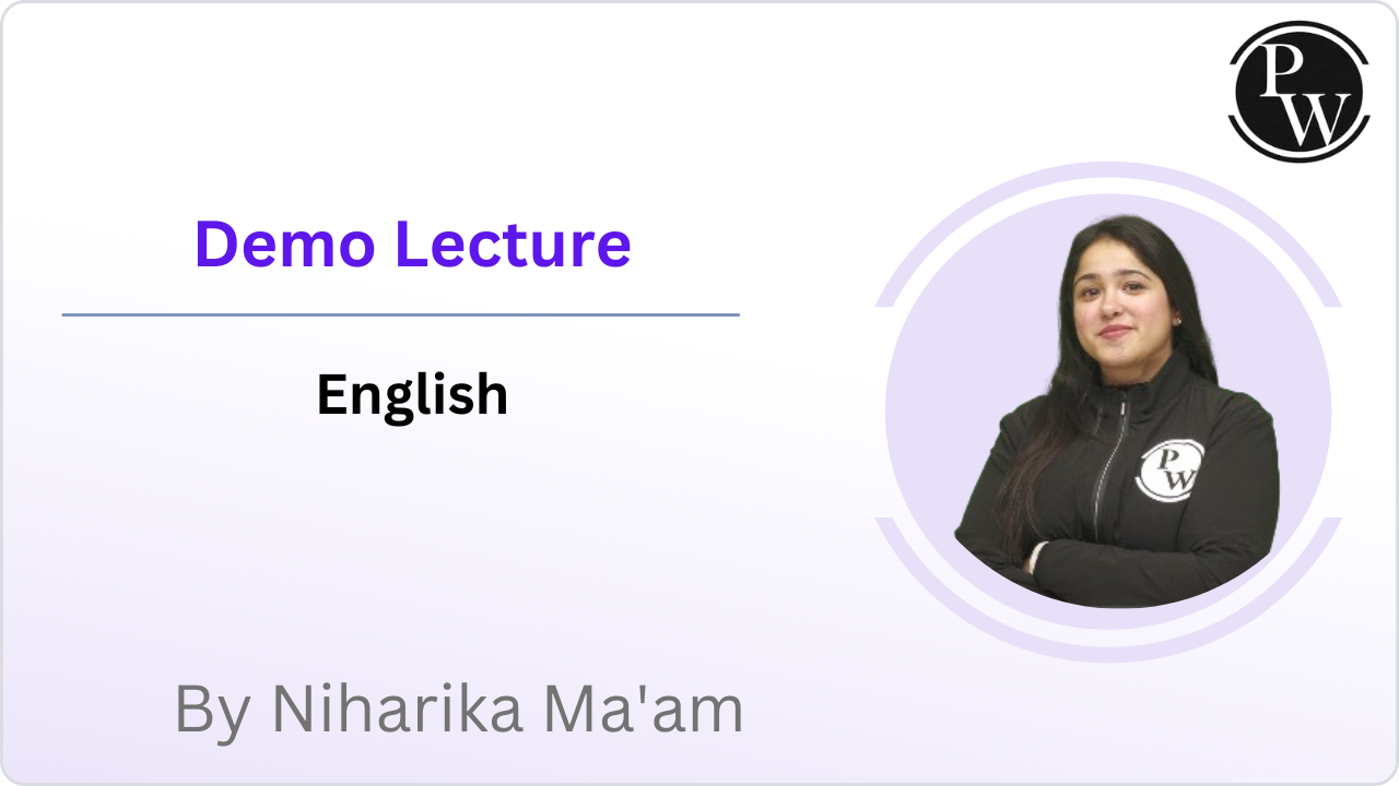 Demo Lecture By Niharika Ma'am 