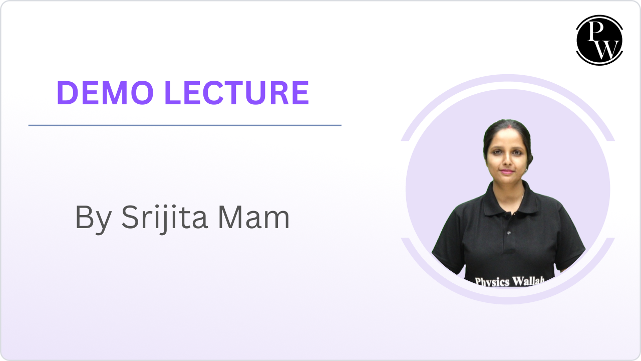 Demo Lecture : Srijita Ma'am