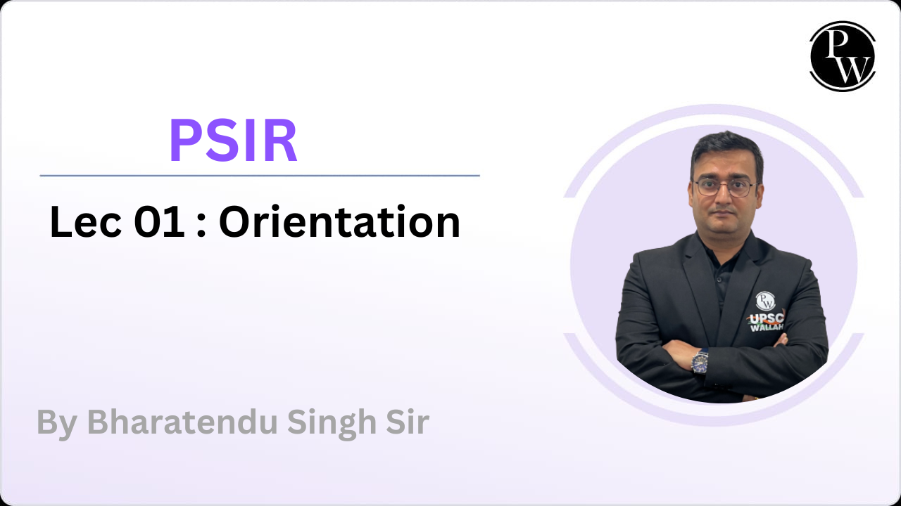 PSIR 01 : Orientation 