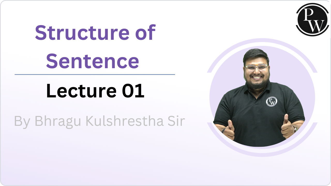 Structure of Sentence 01 