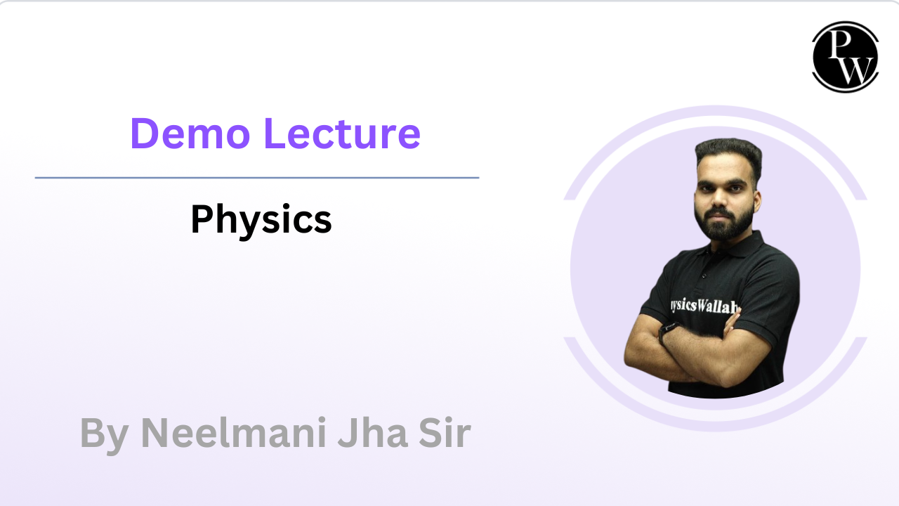 Demo Lecture by Neelmani Sir || Only Video