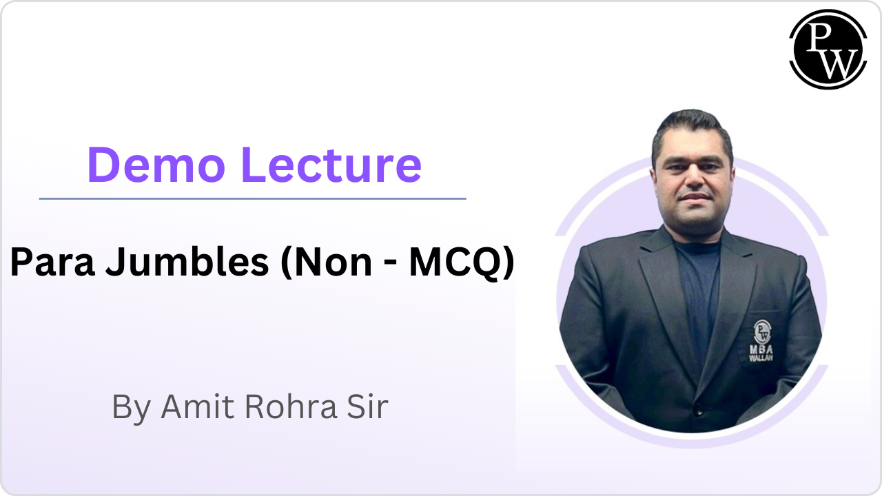 Demo Lecture By Amit Rohra Sir