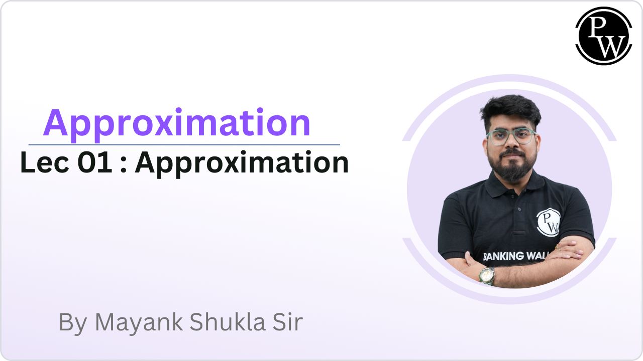 Approximation 01 : Approximation || Only Video