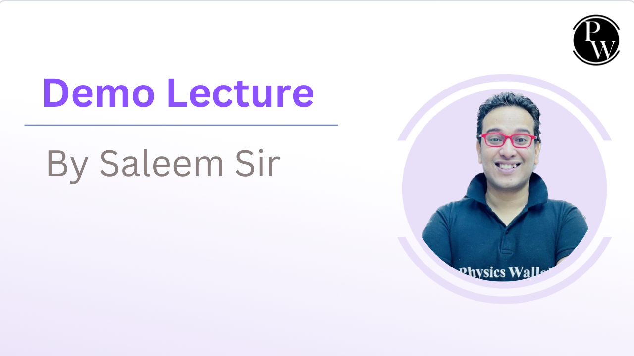 Demo Lecture By Saleem Sir