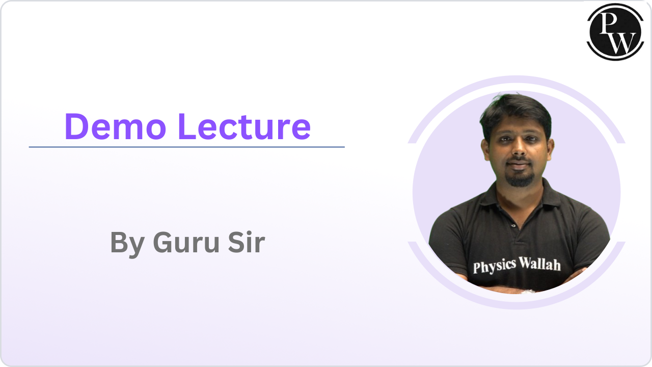 Demo Lecture By Guru Sir
