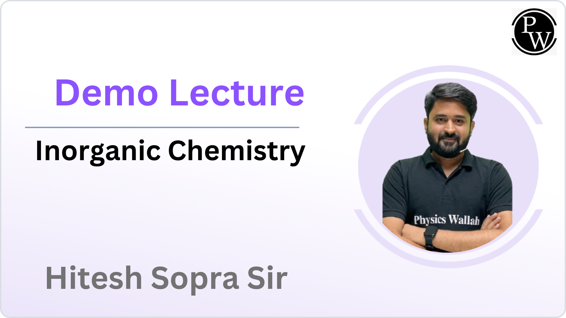 Demo Lecture By Hitesh Sopra Sir