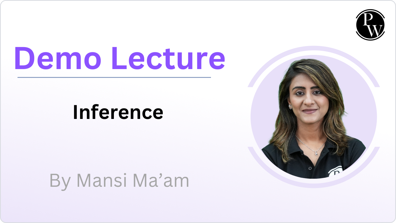 Demo Lecture By Mansi Jain Ma'am (Logical Reasoning)