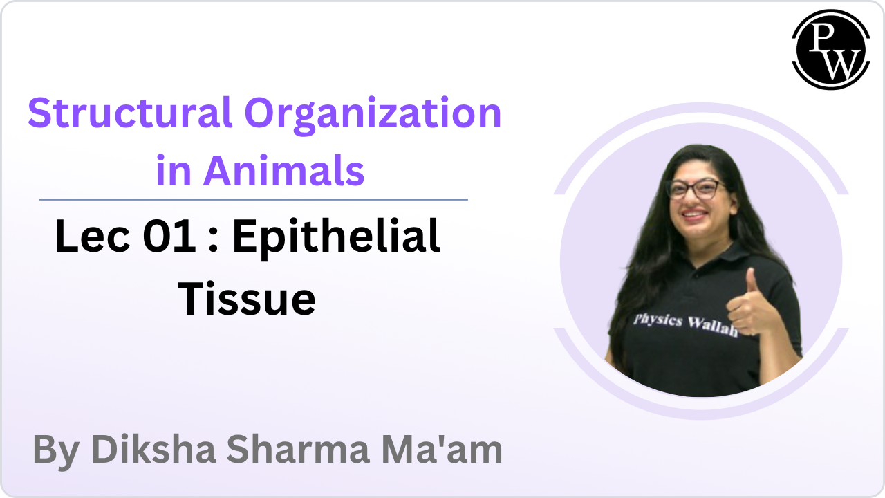 Structural Organization in Animals 01 : Epithelial Tissue