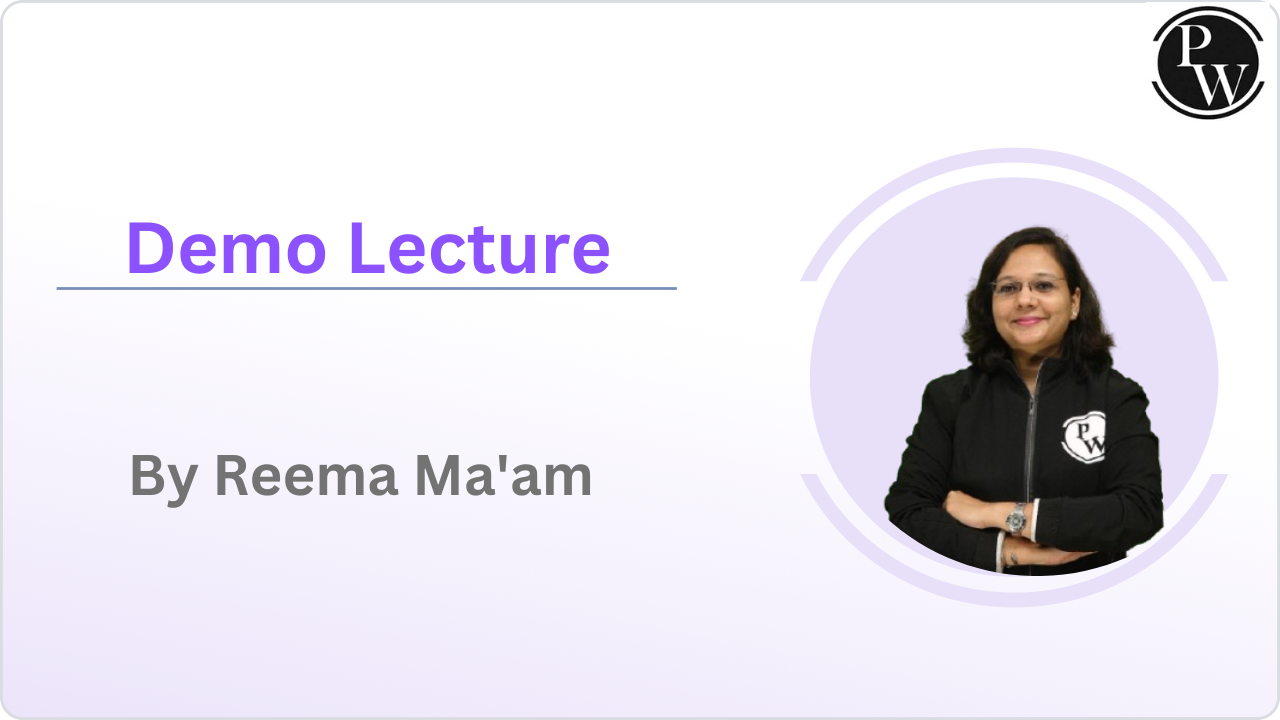 Demo Lecture By Reema Ma'am
