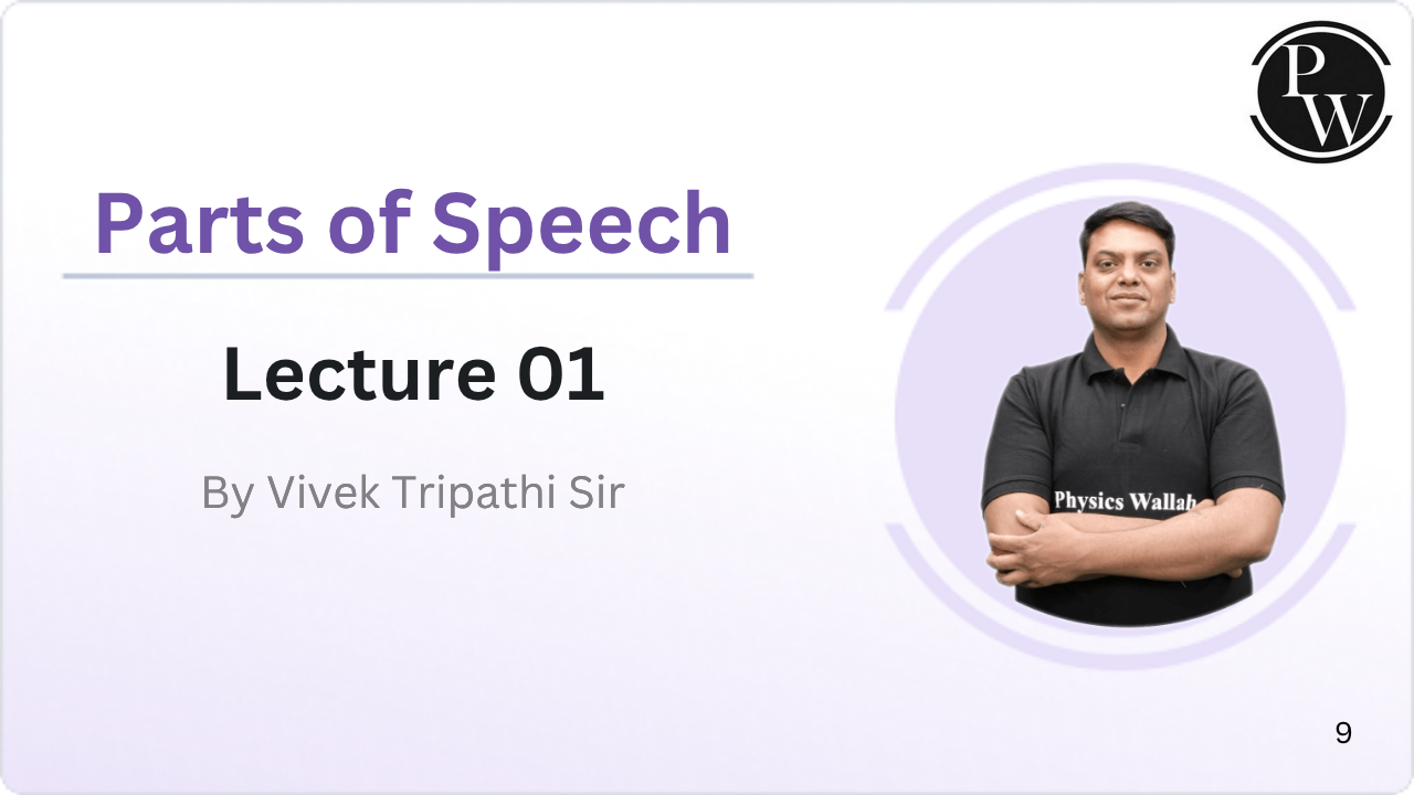 Parts of Speech 01  