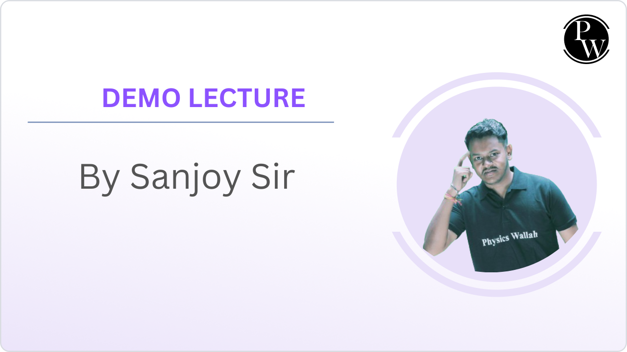 Demo Lecture : Sanjoy Chakraborty Sir