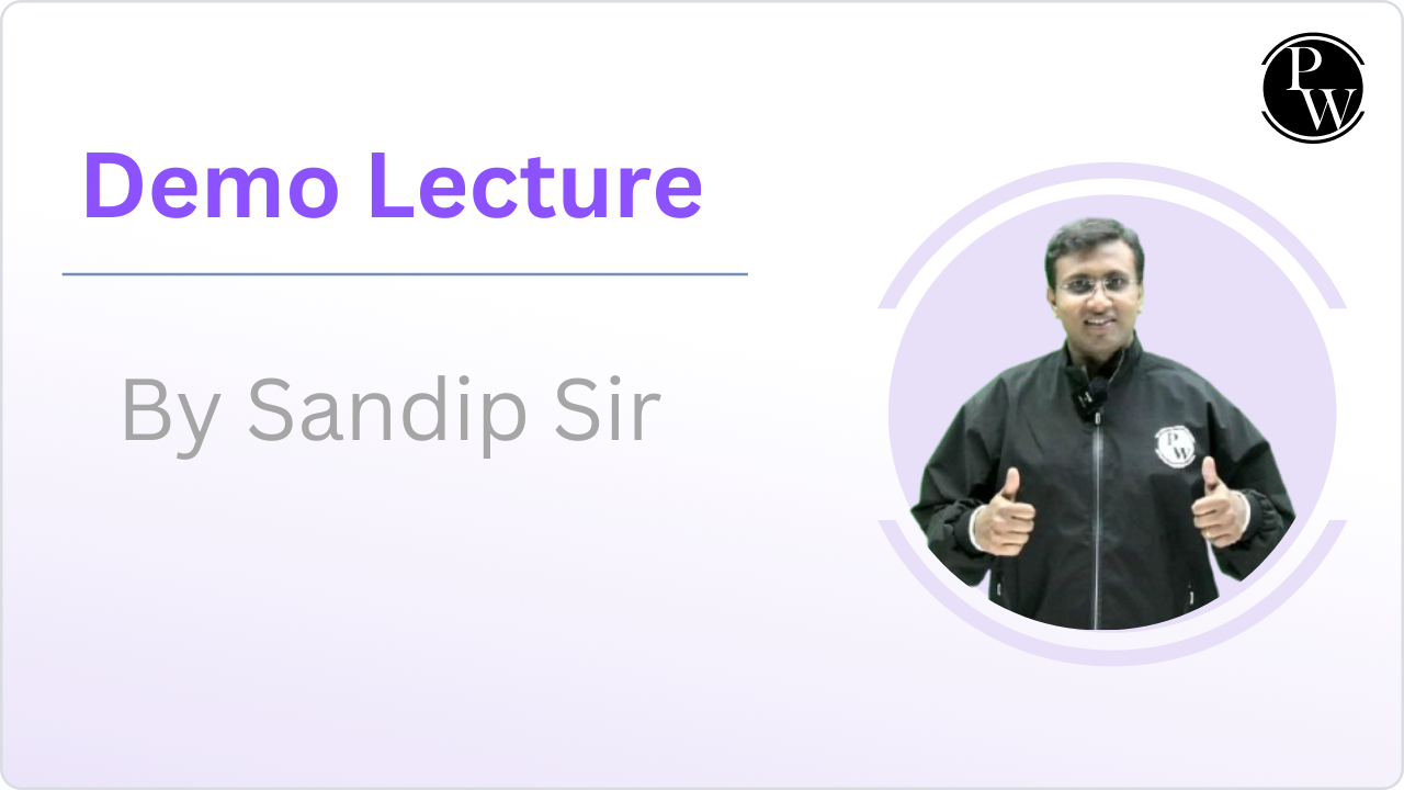 Demo Lecture : Sandip Sir