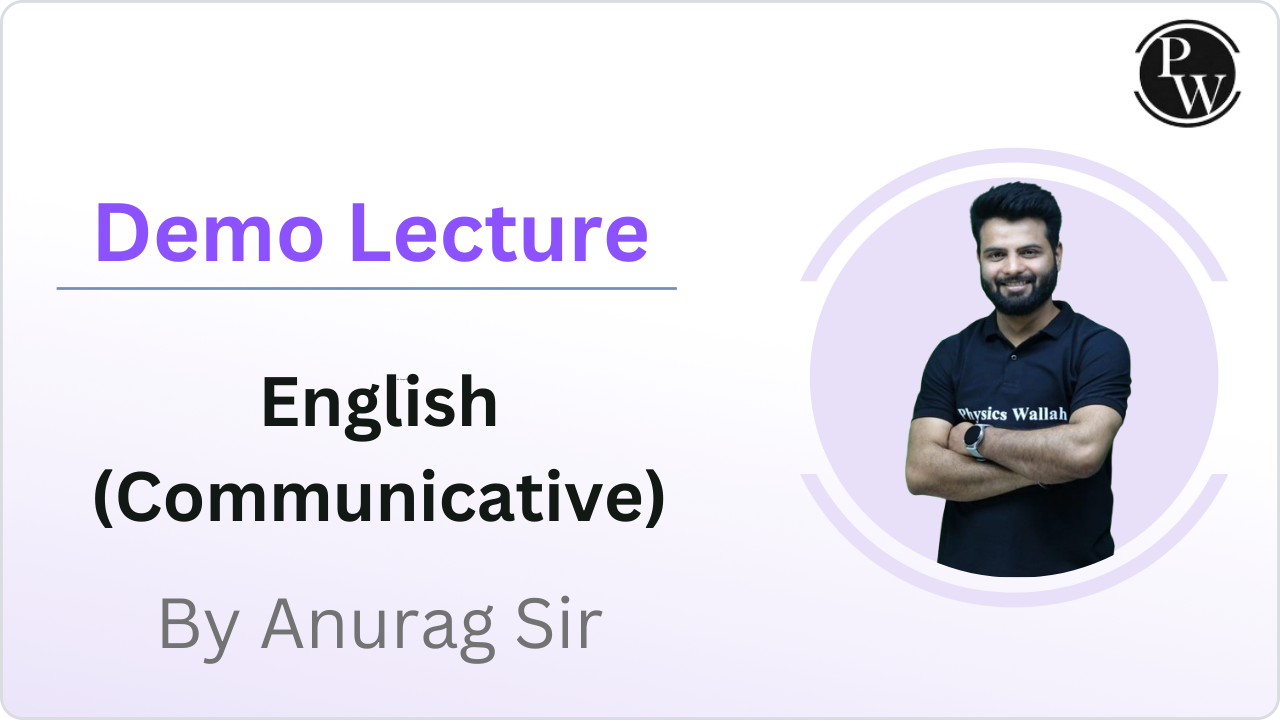 Demo Lecture by Anurag Sir