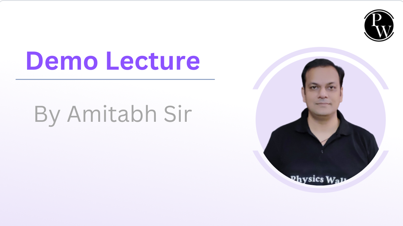 Demo Lecture By Amitabh Sir