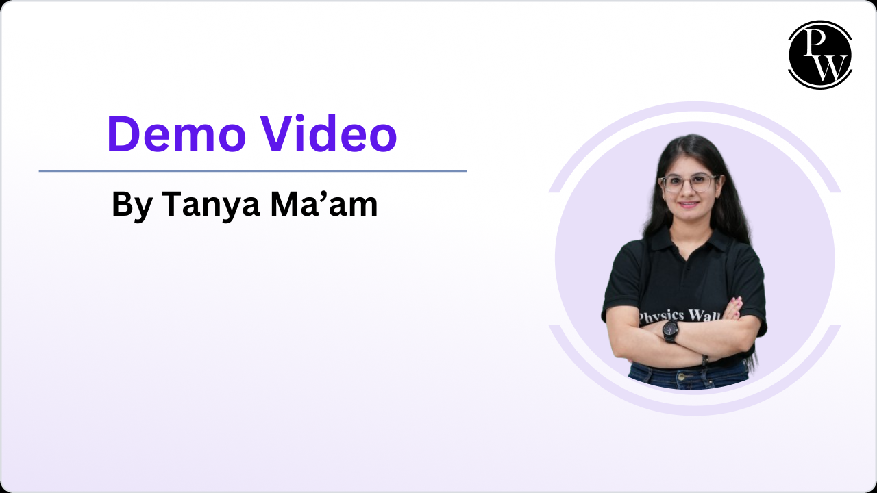 Demo Lecture By Tanya Ma'am