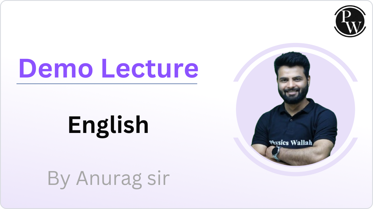 Demo Lecture By Anurag Sir