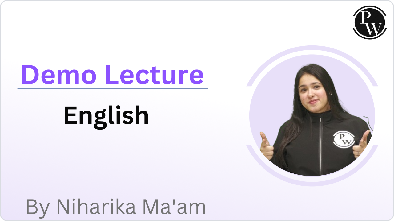 Demo Lecture By Niharika Ma'am