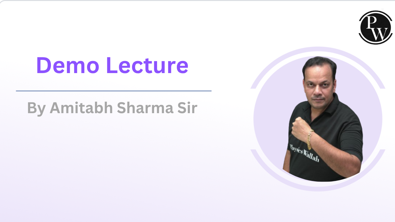 Demo Lecture By Amitabh Sharma Sir