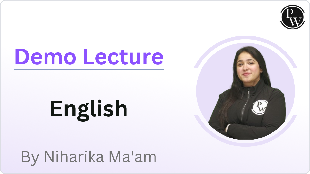 Demo Lecture by Niharika Ma'am