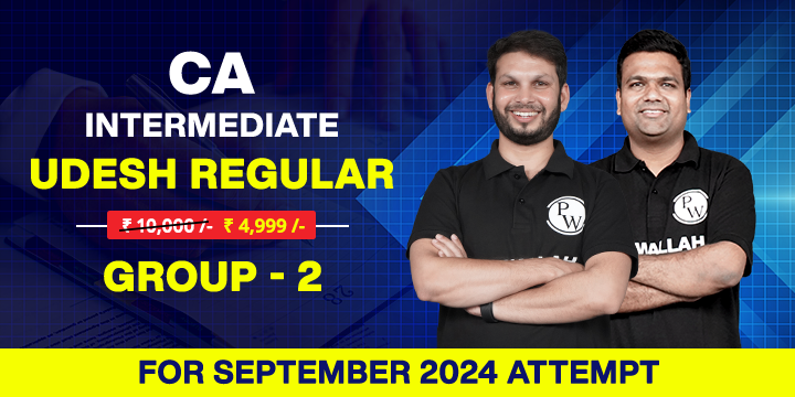 CA Intermediate Udesh Regular September 2024 Group 2