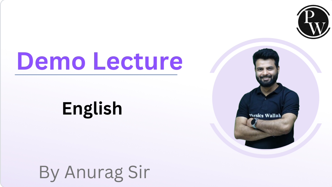 Demo Lecture By Anurag Sir