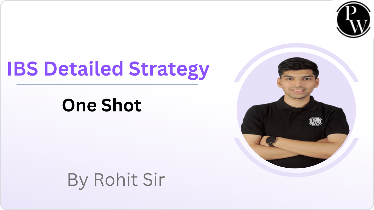 IBS Detailed Strategy : One Shot
