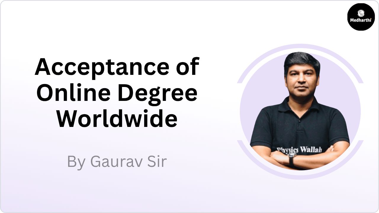Acceptance of Online Degree Worldwide