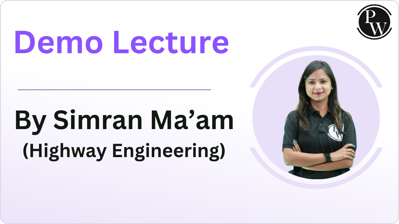 Demo Lecture by Simran Ma'am (Highway)