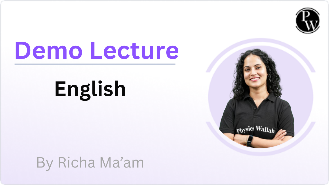 Demo Lecture By Richa Ma'am